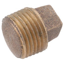 Anderson Metals 1 in. MPT in. Brass Square Head Plug, Pack of 5