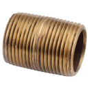 Anderson Metals 1 in. MIP in. Brass Nipple 6 in. L, Pack of 5