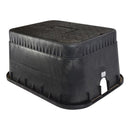 NDS 20 in. W X 12 in. D X 13 in. H Rectangular Valve Box with Cover Black