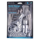 Whedon Blaster Massage Chrome 5 settings Handheld Showerhead 2 gpm