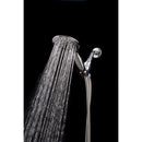 Whedon Blaster Massage Brushed Nickel Plastic 5 settings Handheld Showerhead 2 gpm