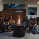 TIKI 40000 BTU Propane Stainless Steel Single Burner Patio Heater 100 sq ft