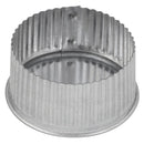 Imperial 3 in. D Galvanized Steel Crimped Pipe End Cap