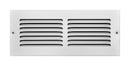 Tru Aire 4 in. H X 12 in. W 1-Way Powder Coat White Steel Return Air Grille
