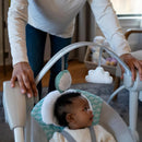 Swingity Swing Easy-Fold Portable Baby Swing – Goji, Blue