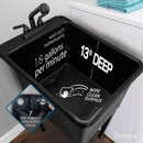 Tehila 17.75 in. W X 23.25 in. D Freestanding Thermoplastic Utility Sink