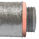 Imperial R8.0 25 ft. L X 10 in. D Silver Poly Duct