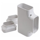 Slimduct Line Set Covers 9.88 in. W X 3 in. H White, Pack of 5