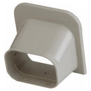 Slimduct Line Set Covers 5.38 in. W X 5.38 in. H Ivory, Pack of 10
