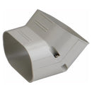 Slimduct Line Set Covers 4.38 in. W X 3 in. H Ivory, Pack of 10