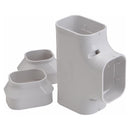 Slimduct Line Set Covers 7.88 in. W X 3 in. H White, Pack of 10