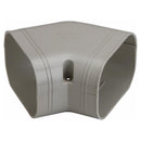 Slimduct Line Set Covers 5.25 in. W X 3 in. H Ivory, Pack of 10