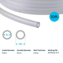 EZ FLO 5/8 in. D X 3/4 in. D X 10 ft L PVC Vinyl Tubing