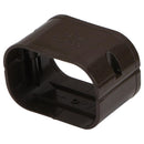 Slimduct Lineset Cover Coupler 3.75 in. W X 3 in. H Brown