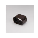 Slimduct Lineset Cover Coupler 3.75 in. W X 3 in. H Brown