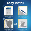 Filtrete 20 in. W X 25 in. H X 6 in. Polypropylene 1550 MPR Pleated Air Filter 1 pk, Pack of 2