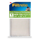 Filtrete 20 in. W X 22 in. H X 1 in. Polypropylene 700 MPR Pleated Air Filter 1 pk, Pack of 4