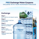 Primo Water 3 - 5 gal White Portable Water Dispenser BPA Free Plastic