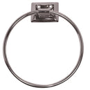 DECKO Chrome Silver Towel Ring Metal