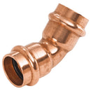 NIBCO 1-1/4 in. Press X 1-1/4 in. D Press Wrought Copper 45 Degree Elbow 1 pk