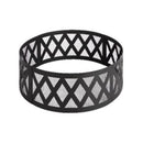 Living Accents 36 in. W Steel Round Wood Fire Pit