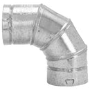 Selkirk 6.37 in. D X 7 in. L Aluminum/Galvanized Steel Stove Pipe Elbow, Pack of 6