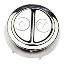 Fluidmaster Flush Lever - Push Button Silver/White Chrome