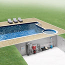 K2 Pumps Pool Pump 12.7 in. H X 7.5 in. W X 28.8 in. L