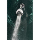 Whedon Rainbow Massage Polished Chrome Plastic 7 settings Showerhead 2 gpm