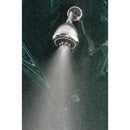 Whedon Rainbow Massage Polished Chrome Plastic 7 settings Showerhead 2 gpm
