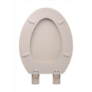 Oakbrook Collection Laurel Elongated Biscuit Wood Toilet Seat