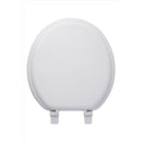 Oakbrook Collection Round White Wood Toilet Seat, Pack of 6