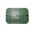 NDS 21.75 in. W X 13.25 in. D X 6.75 in. H Rectangular Valve Box with Cover Black/Green