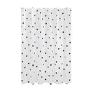 iDesign 72 in. H X 72 in. W White Frost Shower Curtain PEVA, Pack of 2
