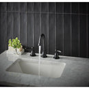 Oakbrook Collection Jennifer Matte Black Traditional Widespread Bathroom Sink Faucet 8 in.