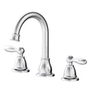 Oakbrook Collection Jennifer Chrome Traditional Widespread Bathroom Sink Faucet 8 in.