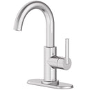 Oakbrook Collection Alexis Brushed Nickel Modern Single-Handle Bathroom Sink Faucet 4 in.
