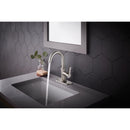 Oakbrook Collection Alexis Brushed Nickel Modern Single-Handle Bathroom Sink Faucet 4 in.