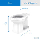 Gerber Elite ADA Compliant 1.6 gal White Elongated Toilet Bowl