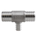 Plumbeeze 1 in. PEX X 1 in. D PEX Stainless Steel Tee