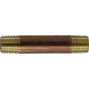 Anderson Metals 3/8 in. MPT in. X 3/8 in. D MPT Red Brass Close Nipple 1 in. L