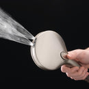 Oakbrook Collection Brushed Nickel ABS Plastic 6 settings Handheld Showerhead 1.8 gpm
