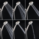 Oakbrook Collection Brushed Nickel ABS Plastic 6 settings Handheld Showerhead 1.8 gpm