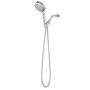 Oakbrook Collection Brushed Chrome ABS Plastic 8 settings Handheld Showerhead 1.8 gpm