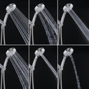 Oakbrook Collection Brushed Chrome ABS Plastic 8 settings Handheld Showerhead 1.8 gpm
