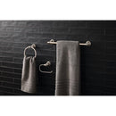 OakBrook Collection Brushed Nickel Silver Zinc Towel Holder