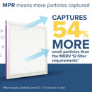 Filtrete Advanced Allergen 18 in. W X 20 in. H X 1 in. Polypropylene 1500 MPR Pleated Air Filter 1 p, Pack of 4
