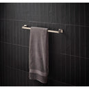 OakBrook Collection Brushed Nickel Towel Bar 25 in. L Die Cast Zinc