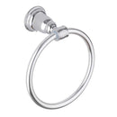 OakBrook Collection Chrome Towel Ring Die Cast Zinc