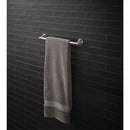 OakBrook Collection Brushed Nickel Towel Bar 18 in. L Die Cast Zinc